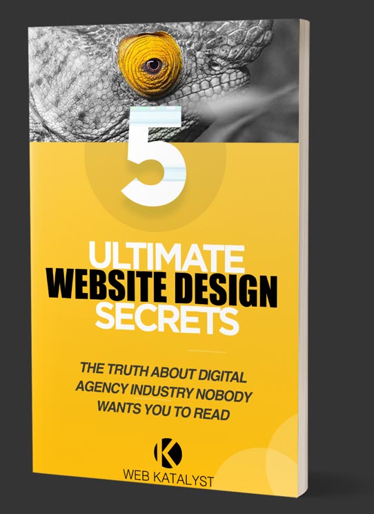 ebook cover of Ultimate Website Design Secrets - Web Katalyst